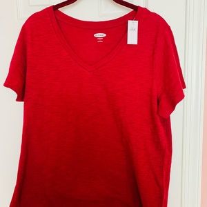 NWT Maroon Old Navy V-neck